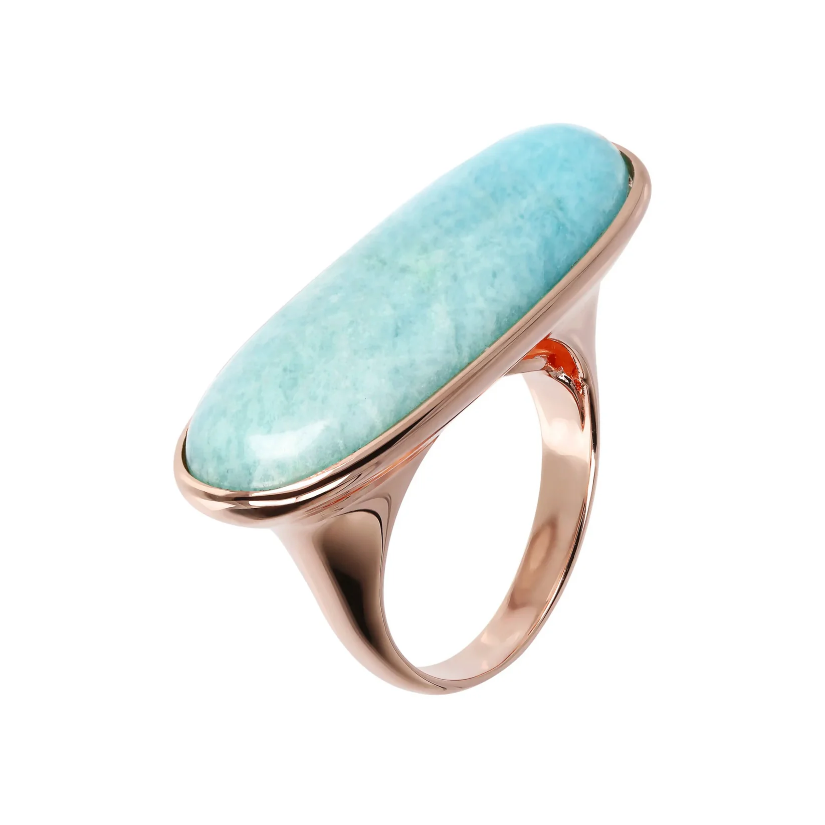 Anello Chevalier Pietra Naturale Ovale WSBZ01494.AZ Bronzallure