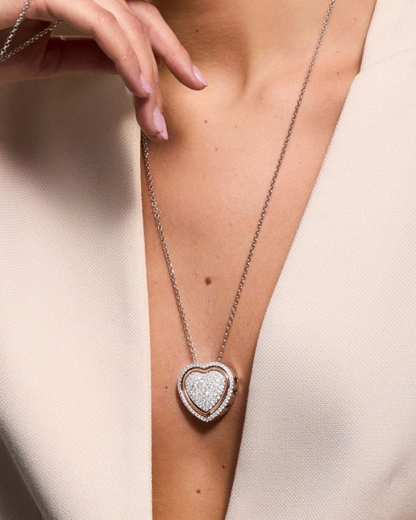 collana in argento con cuore e ala Roberto Giannotti GIA442 - immagine 5