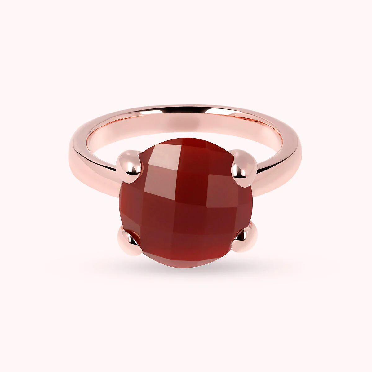 Anello Cocktail Grande Pietra Naturale Tonda WSBZ01830.WAG Bronzallure