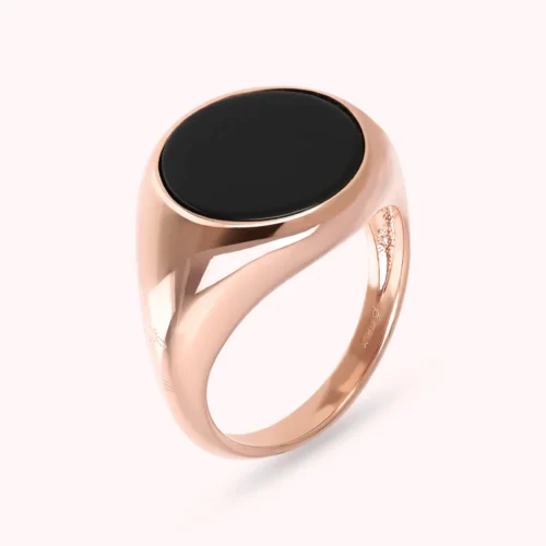 Anello Chevalier Piccolo Pietra Naturale Piatta WSBZ00971.BO Bronzallure