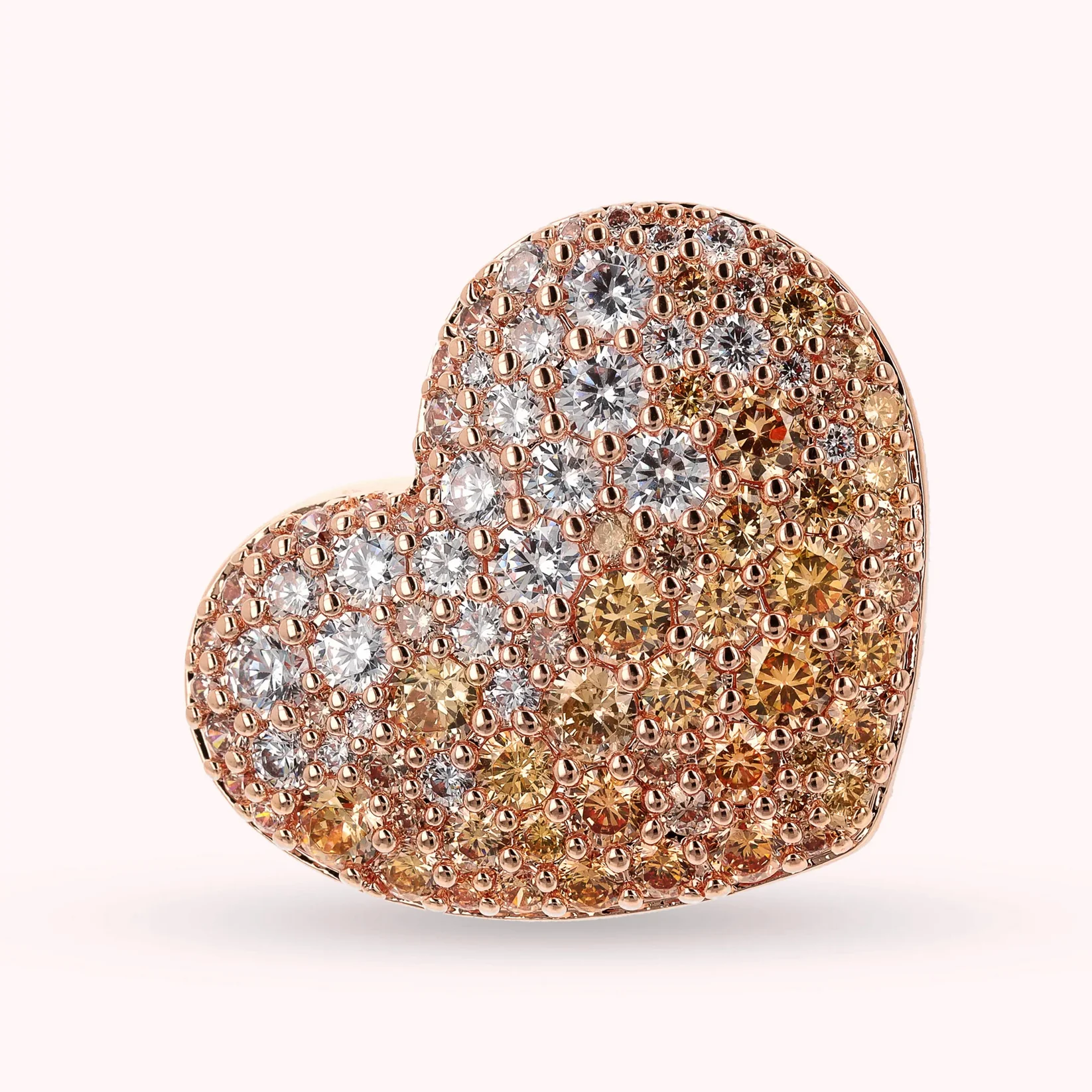 Anello Chevalier Cuore Pavé Cubic Zirconia WSBZ01198.CHAMP Bronzallure