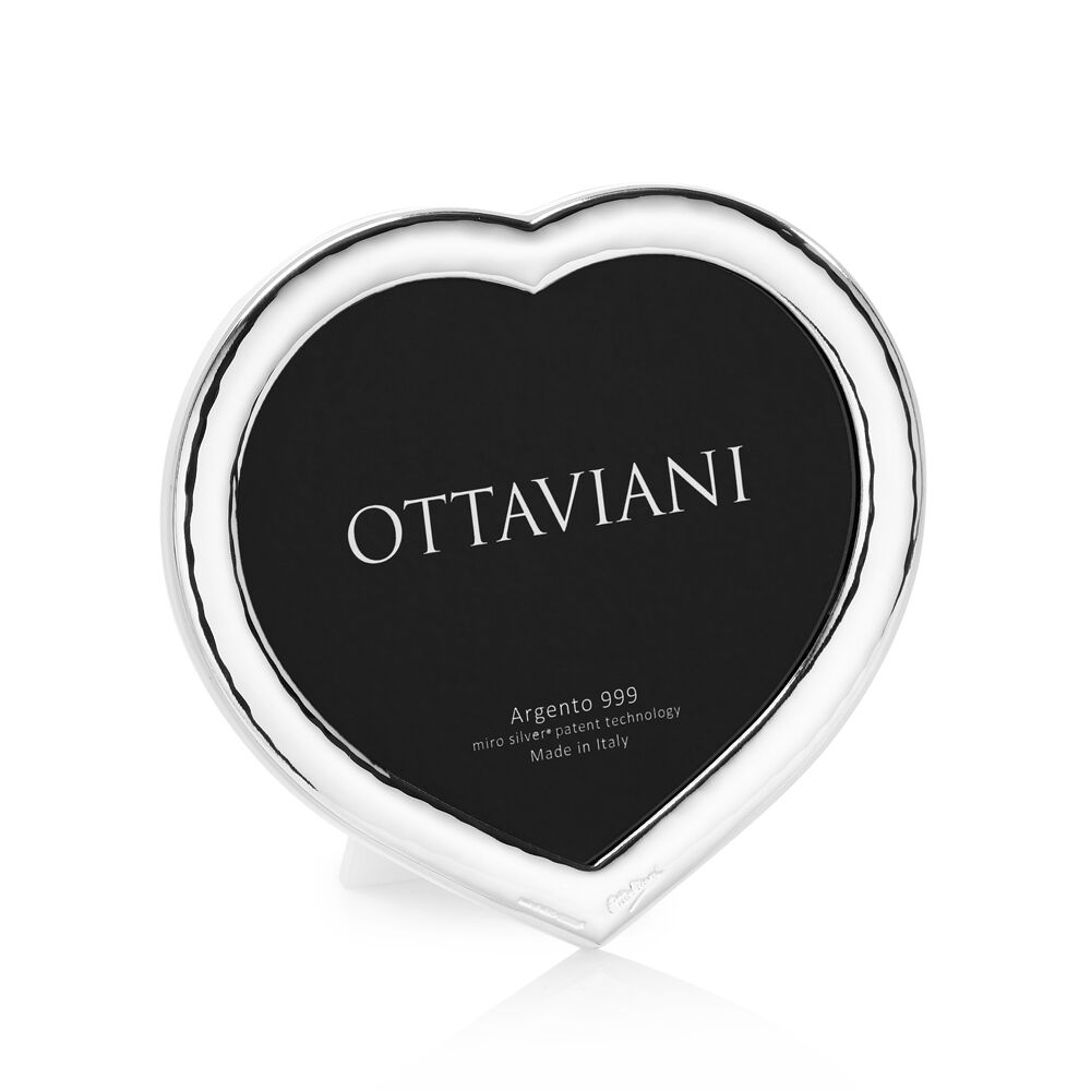 Portafoto Cuoricino Miro Silver 1016 Ottaviani