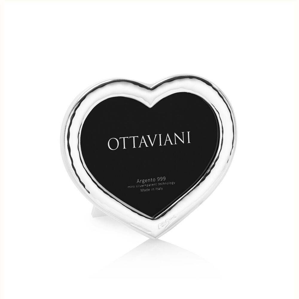 Portafoto Cuoricino Miro Silver 1016 Ottaviani