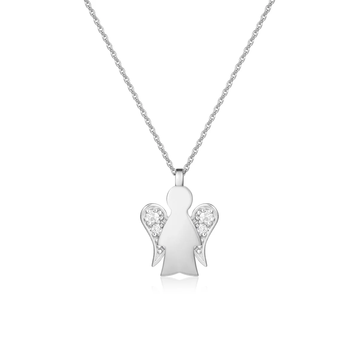 Collana Pendente Angelo Oro Diamanti NKT322 Roberto Giannotti