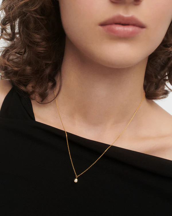 Collana punto luce Luna Collezione Sand Solitary CO01-869-U PdPaola - immagine 3