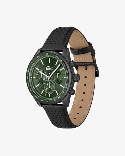 Orologio cronografo in pelle Boston 2011345 Lacoste - immagine 3