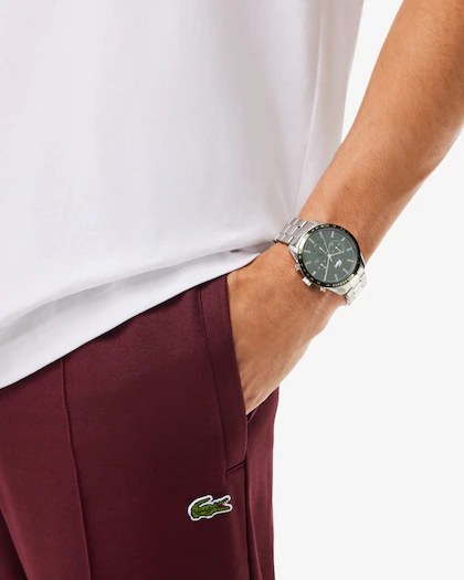 Orologio cronografo in acciaio inossidabile Boston 2011346 Lacoste - immagine 4