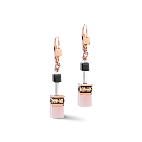 Orecchini GeoCUBE® Iconic oro rosa soft  2838-20-1922 Coeur de Lion