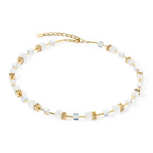 Collana GeoCUBE® Iconic Nature oro-bianco 3018/10-1416