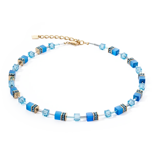 collana donna gioielli Coeur De Lion Iconic Mono Oro Turchese 4020/10-0600