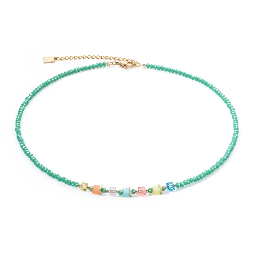 Collana Joyful Colours verde-multicolore  4357-10-1505 Coeur de Lion