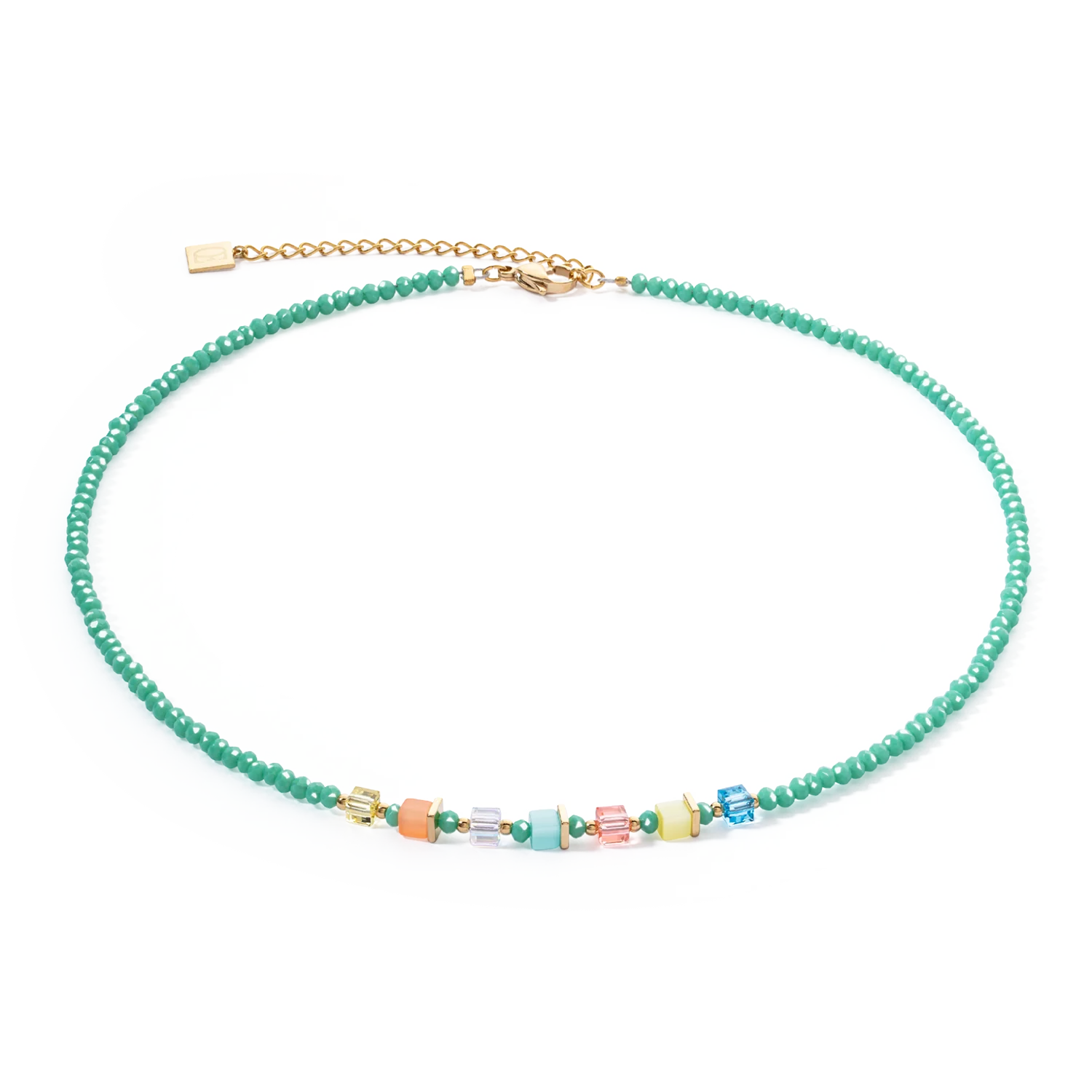 Collana Joyful Colours verde-multicolore 4357-10-1505 Coeur de Lion