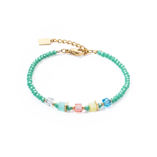 Bracciale Joyful Colours verde-multicolore  4357-30-1505 Coeur de Lion