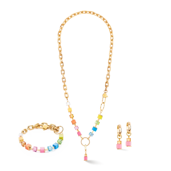 Collana Cube Fusion Charm oro-rainbow  4712101500 Coeur de Lion - immagine 2