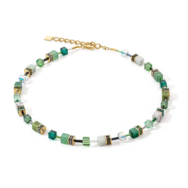Collana GeoCUBE® Iconic Precious verde  4905-10-0500 Coeur de Lion