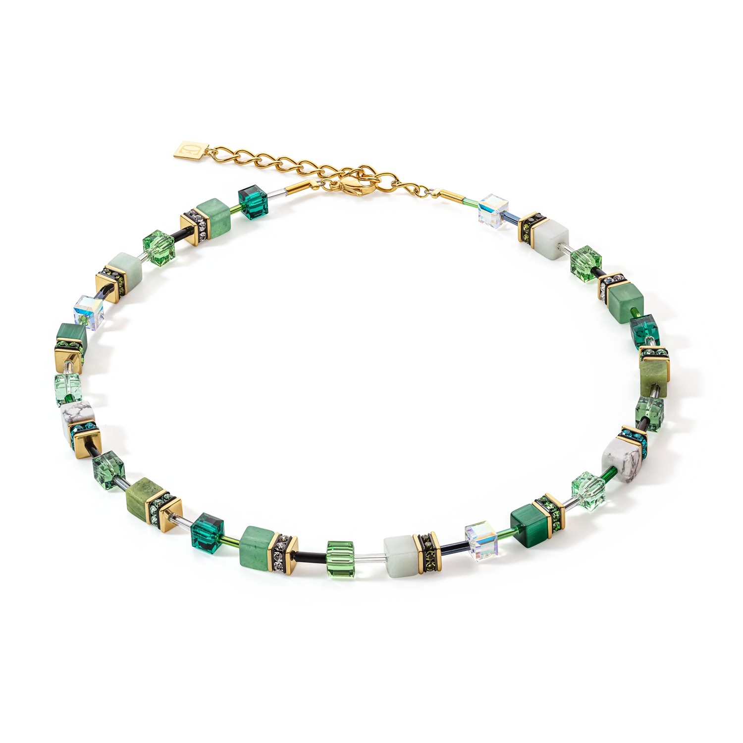 Orecchini GeoCUBE® Iconic Precious verde 4905210500 Coeur de Lion - immagine 3