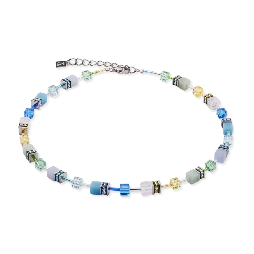 Collana GeoCUBE® Iconic Precious verde acqua  4905102005 Coeur de Lion