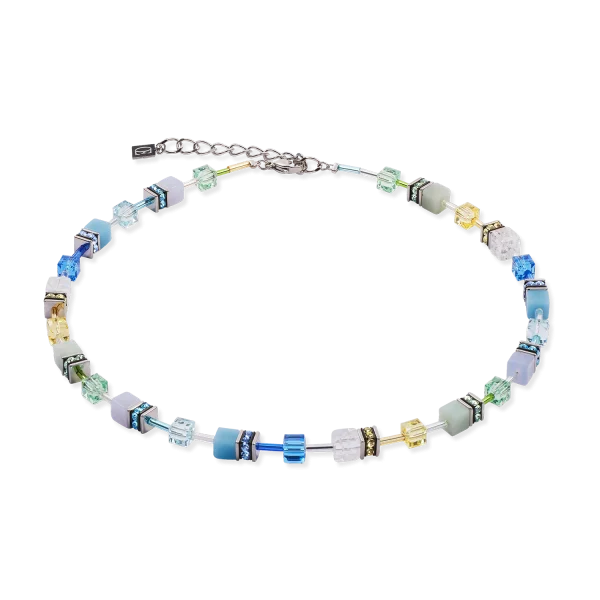 Collana GeoCUBE® Iconic Precious verde acqua  4905102005 Coeur de Lion