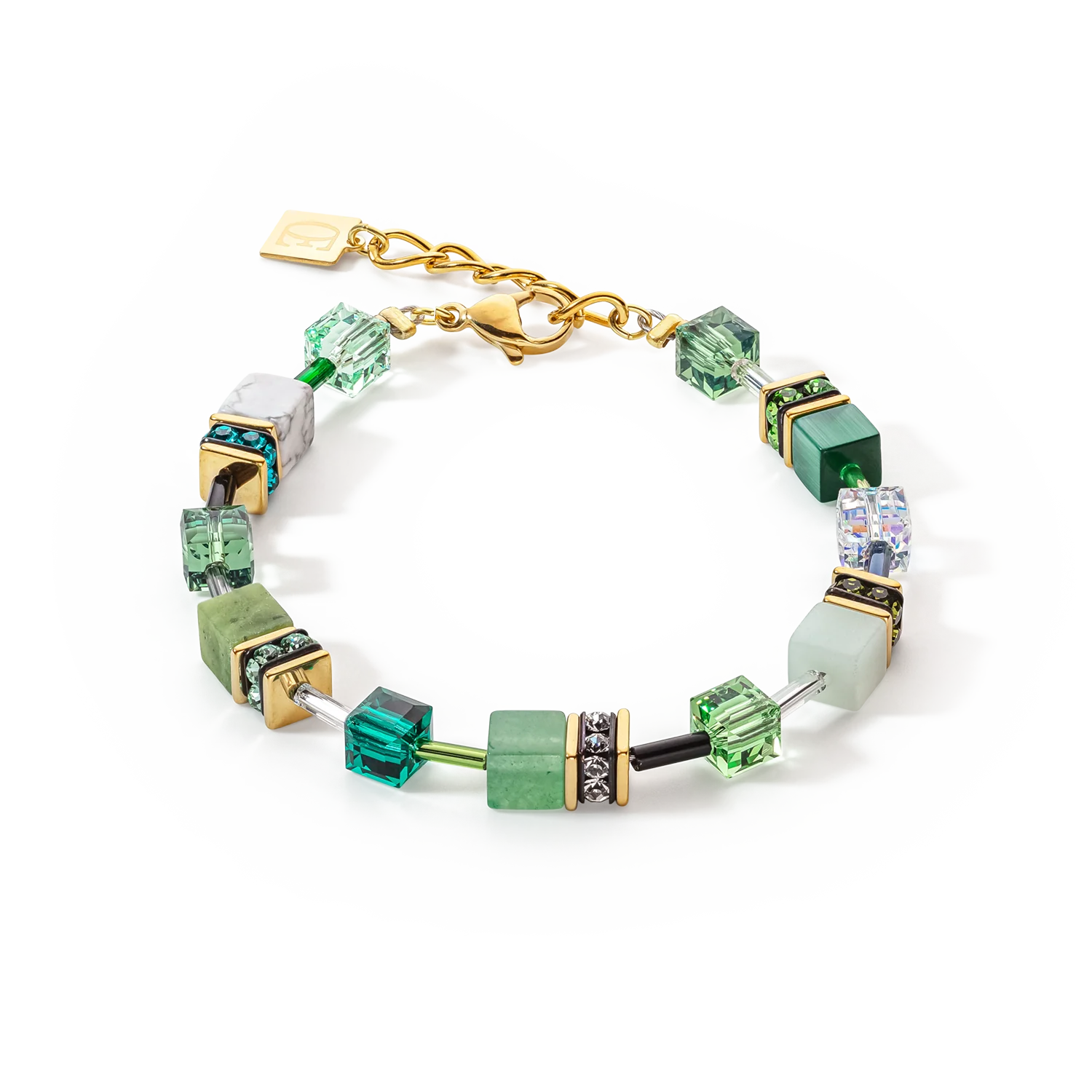 Orecchini GeoCUBE® Iconic Precious verde 4905210500 Coeur de Lion - immagine 4