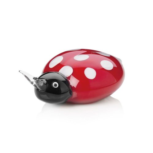 Scultura in cristallo "coccinella" 800022 Ottaviani