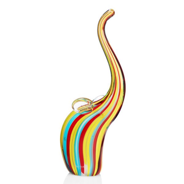 Scultura "elefantino rainbow" in cristallo  800434 Ottaviani