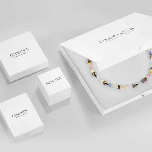 Bracciale GeoCUBE® Preciouse Slider Closure oro-grigio 5074-30-1216 Coeur de Lion - immagine 2