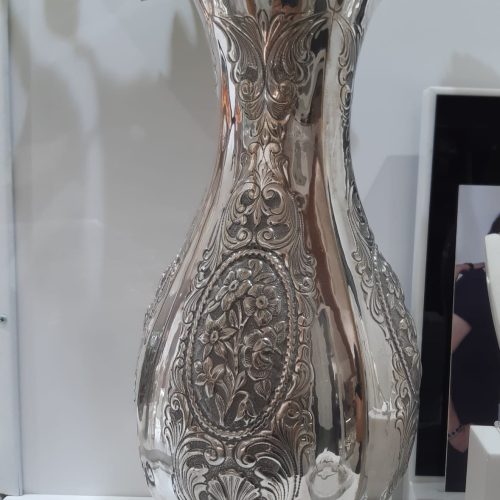 Vaso argento 925 lavorazione a mano  Sandri