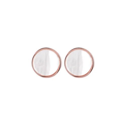 Orecchini a Bottone con Disco Piccolo in Pietra Naturale Collezione Alba WSBZ00985.WM Bronzallure