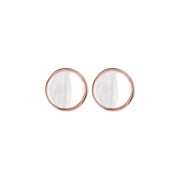 Orecchini a Bottone con Disco Piccolo in Pietra Naturale Collezione Alba WSBZ00985.WM Bronzallure