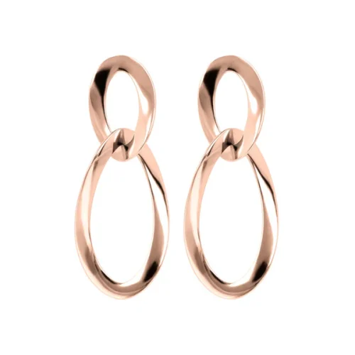 Orecchini Pendenti con Maglie Ritorte Collezione Purezza WSBZ01984.R Bronzallure