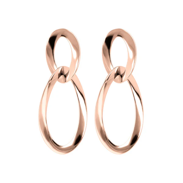 Orecchini Pendenti con Maglie Ritorte Collezione Purezza WSBZ01984.R Bronzallure