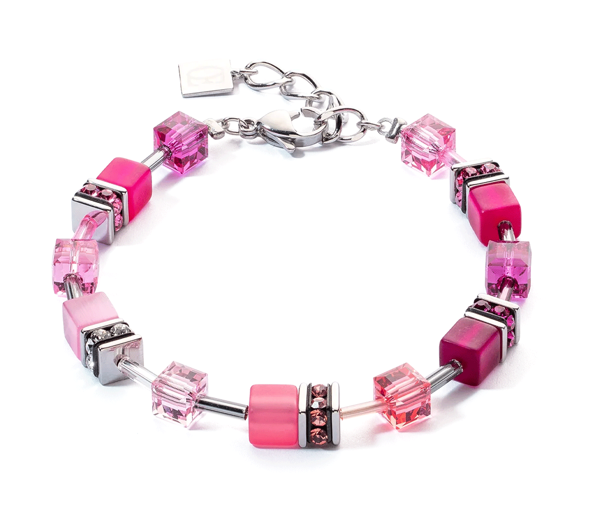 Braccialetto GeoCUBE® Iconic Viva Magenta 2838300422 Coeur De Lion