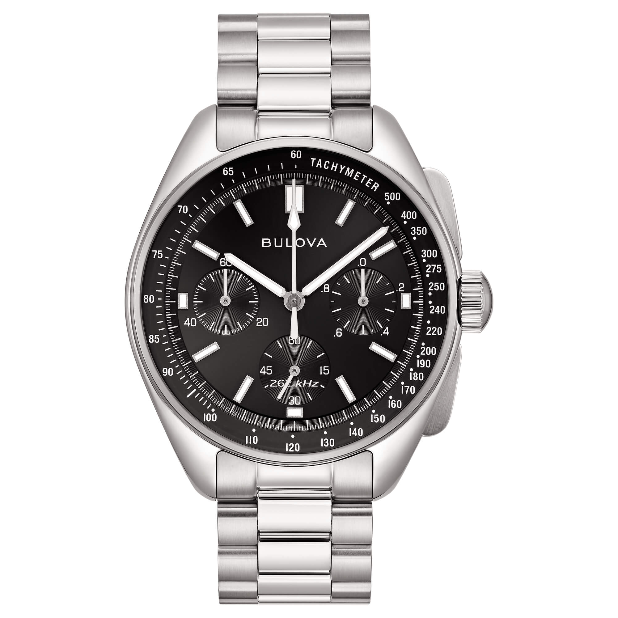 Orologio uomo acciaio Lunar Pilot 43.5 mm 96A299 Bulova