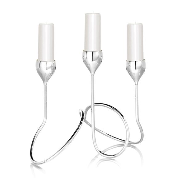 candeliere metallo tre fiamme Ottaviani 77007