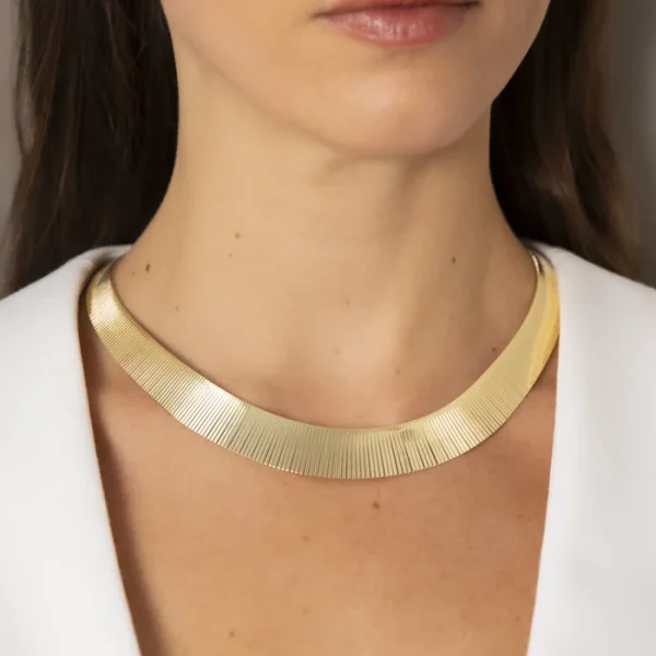 Collana girocollo Cleopatra WSET00738.YG Etrusca Gioielli lega Golden placcata oro giallo 18kt - immagine 2