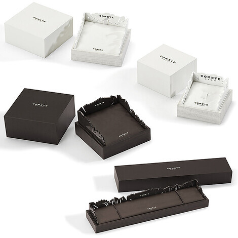 Orecchini oro bianco e diamanti collezione Fiordaliso ORB680 Comete - immagine 2