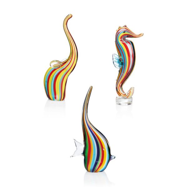 Scultura "elefantino rainbow" in cristallo  800434 Ottaviani - immagine 2