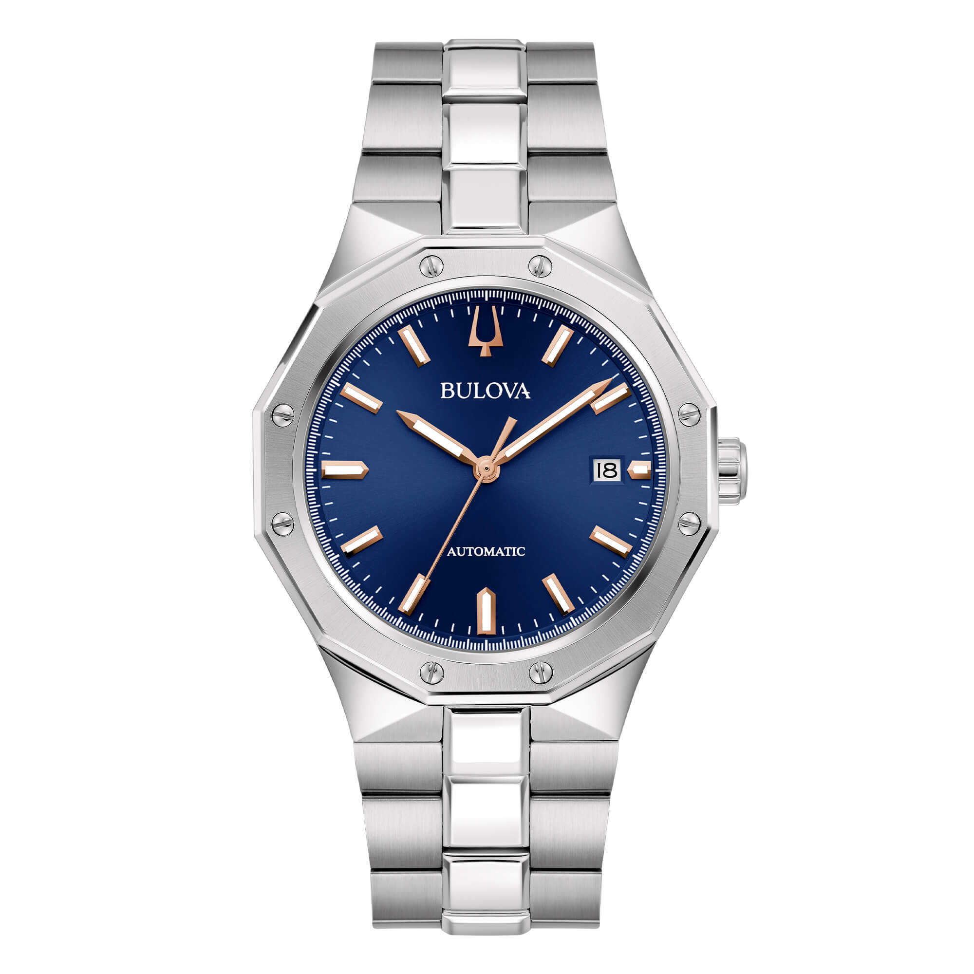 Orologio uomo acciaio Collezione Octagon Automatic 96B463 Bulova