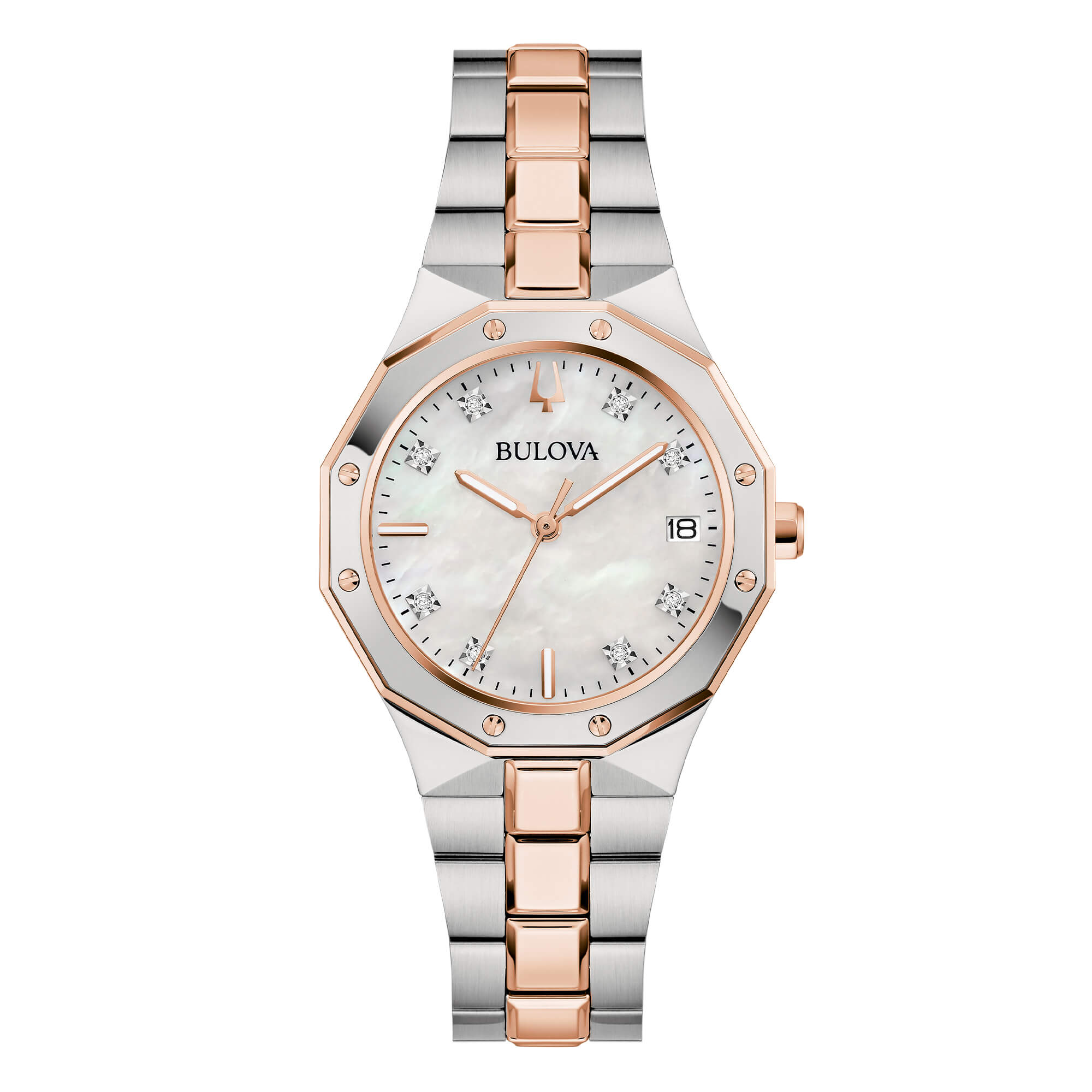 Octagon Lady Diamonds 98P235 Bulova