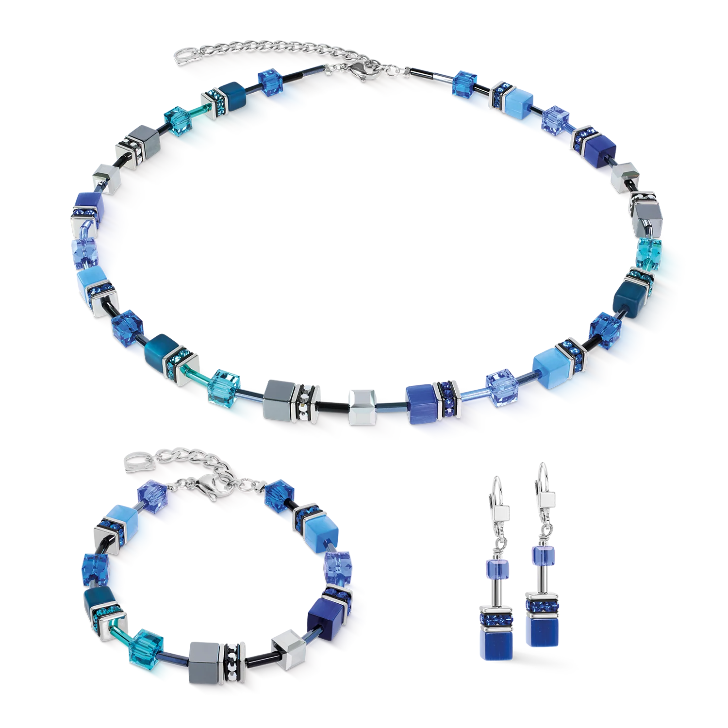 Bracciale GeoCUBE® Iconic Azure Spirit argento 2838300729 Coeur De Lion - immagine 2